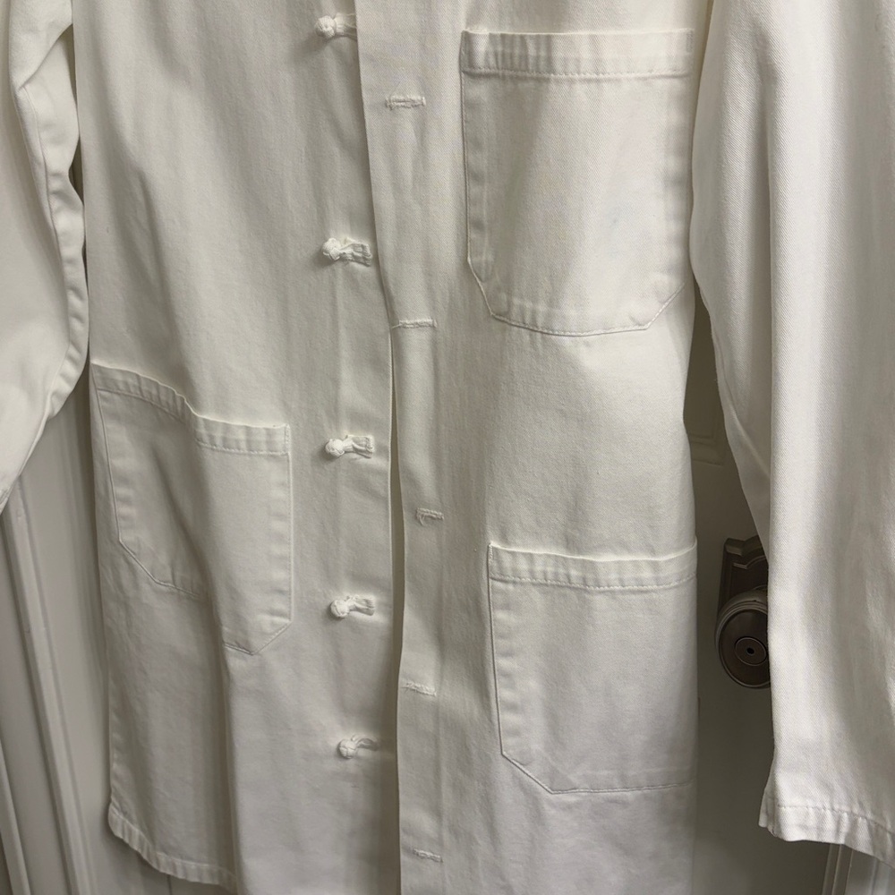 LAB COAT -Fashion Seal Healthcare White Cotton - Picture 4 of 8